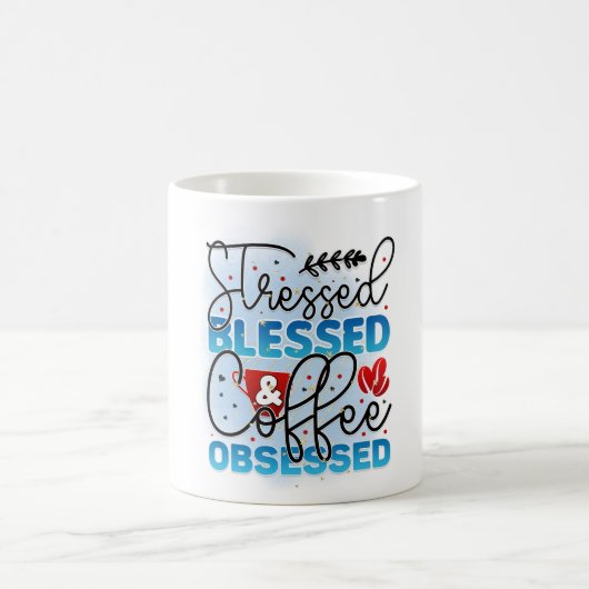 Stressgesegneter Kaffee Kaffeetasse (Mittel)