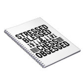 Stressgesegnetes Schach, besessen, lustiger Nachba Notizblock (Rechte Seite)