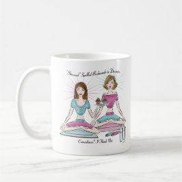 Stressgezaubert rückwärts ist Desserts Coffee Tass Kaffeetasse