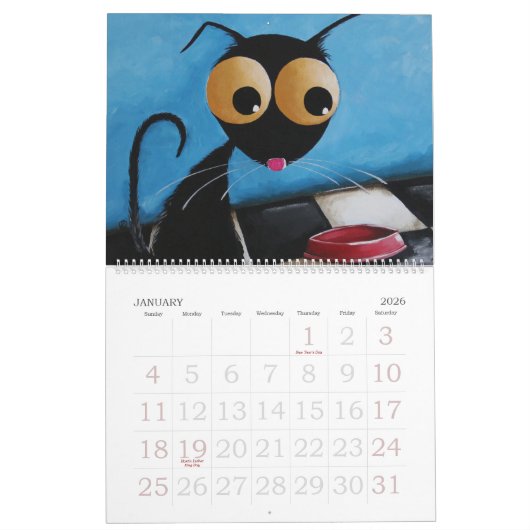 Stressie Katzenkalender Kalender (Jan 2026)
