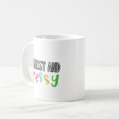 Stressig und chaotisch kaffeetasse (Vorderseite Links)