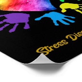 Stressstörungen Bewusstsein Hände Stress Störungen Poster (Ecke)