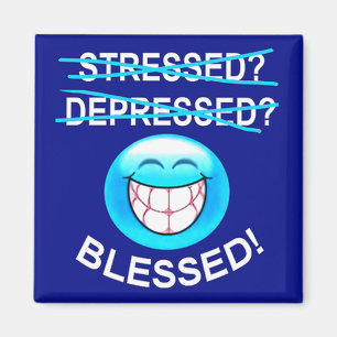 Stresst? Gesegnet! Magnet