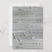 Stresste Cowboystiefel - Einladung zur Hochzeit (Rückseite)