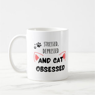 Stresste, depressive und katzenbehagliche - Niedli Kaffeetasse