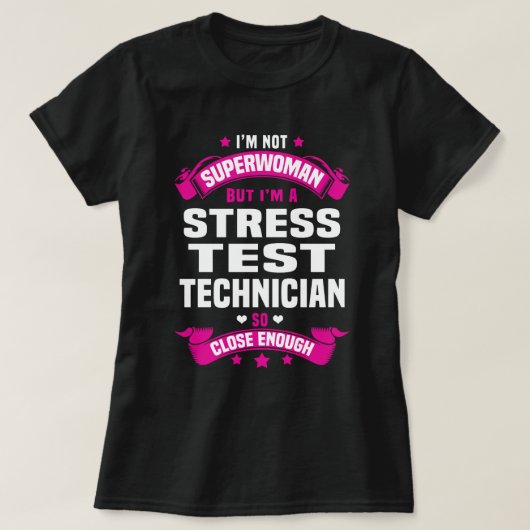 Stresstesttechniker T-Shirt (Design vorne)