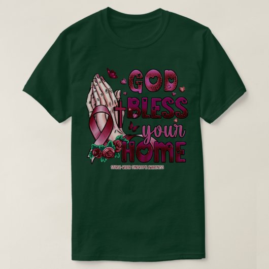 StressWeber Syndrome Awareness God Segen Glaube Ho T-Shirt (Design vorne)
