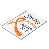 Stressy, Messy und 100% MS-Y Notebook Notizblock (Linke Seite)