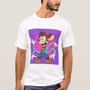 Stretch aus der Luft: Eine Reaktion aus Gummischuh T-Shirt
