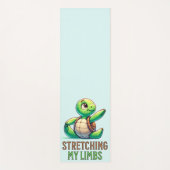 Stretch der Stille: Schildkröte Yogamatte (Vorderseite)