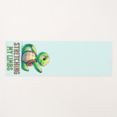 Stretch der Stille: Schildkröte Yogamatte (Vorderseite (Horizontal))