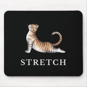 Stretch-Katzen-Yoga-Shirt Ruhig Lance Süße Tier Yo Mousepad