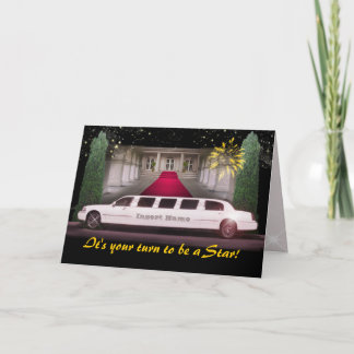 Stretch Limo V.I.P. (anpassbar) Karte