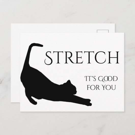 Stretch Postkarte (Vorne/Hinten)