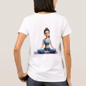 Stretch & Serenity - Zen-Mat-Modus T-Shirt (Rückseite)