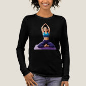 Stretch & Serenity - Zen-Mat-Modus Tri-Blend Shirt (Vorderseite)