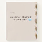 Stretch Tomorrow Faultier Notizbuch | Cozy Minimal (Rückseite)