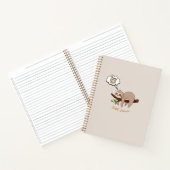 Stretch Tomorrow Sloth Notizbuch | Cozy Minimal 2. (Innenseite)