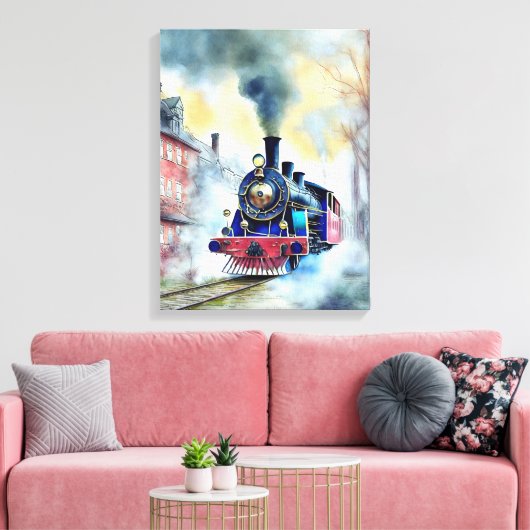 Stretchdruck der Leinwand (Insitu (Wohnzimmer))