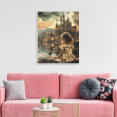 Stretched Canvas met Princess Elly  Leinwanddruck (Insitu (Wohnzimmer))