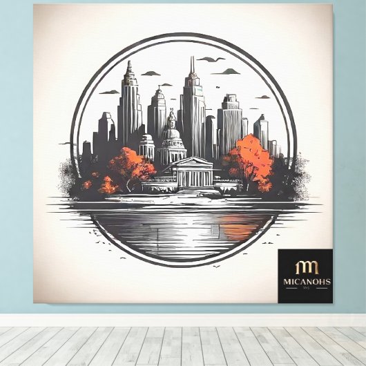 Stretched Canvas Print 1 Leinwanddruck (Insitu (Holzboden))