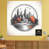 Stretched Canvas Print 1 Leinwanddruck (Insitu (Wohnzimmer))