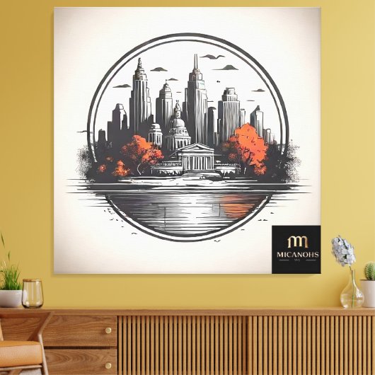 Stretched Canvas Print 1 Leinwanddruck (Insitu (Wohnzimmer))