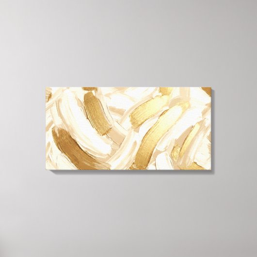 Stretched Canvas Print Abstract Brushstrokes Leinwanddruck (Vorderseite)