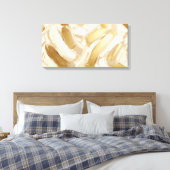 Stretched Canvas Print Abstract Brushstrokes Leinwanddruck (Insitu (Schlafzimmer))