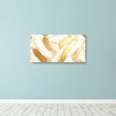 Stretched Canvas Print Abstract Brushstrokes Leinwanddruck (Insitu (Holzboden))