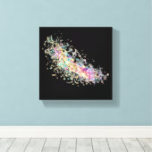 Stretched Canvas Print - Abstrakt Leinwanddruck (Insitu (Holzboden))