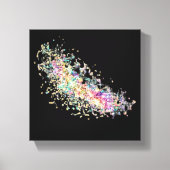 Stretched Canvas Print - Abstrakt Leinwanddruck (Vorderseite)