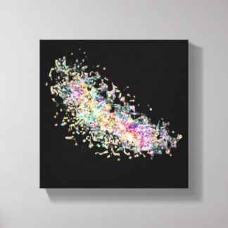Stretched Canvas Print - Abstrakt Leinwanddruck
