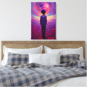 Stretched Canvas Print Art: NDE NDE Tunnel Leinwanddruck (Insitu (Schlafzimmer))