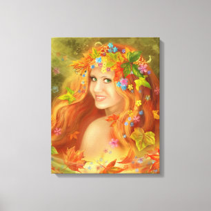Stretched Canvas Print "Autumn" Leinwanddruck