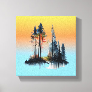 Stretched Canvas Print - Beach Leinwanddruck