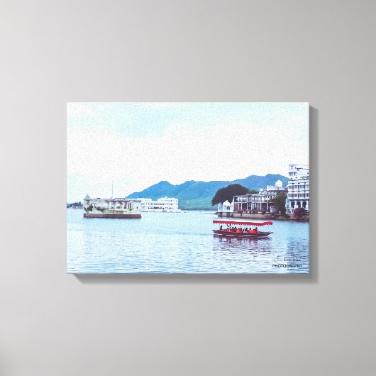Stretched Canvas Print - Beautiful Lake Palace Leinwanddruck (Vorderseite)