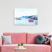 Stretched Canvas Print - Beautiful Lake Palace Leinwanddruck (Insitu (Wohnzimmer))