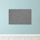 Stretched Canvas Print - Besetzt durch DM Leinwanddruck (Insitu (Holzboden))