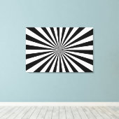 Stretched Canvas Print Black & White Leinwanddruck (Insitu (Holzboden))