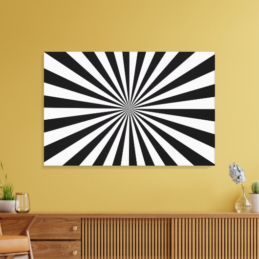 Stretched Canvas Print Black & White Leinwanddruck (Insitu (Wohnzimmer))