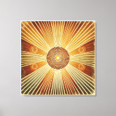 Stretched Canvas Print - Bohemischer Sonnenbrand i Leinwanddruck (Vorderseite)