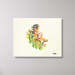 Stretched Canvas Print : Buddies Leinwanddruck
