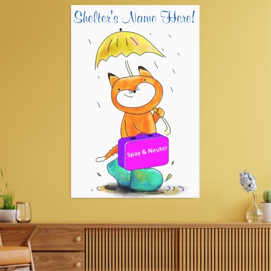 Stretched Canvas Print Cat Feline Spay and Neuter Leinwanddruck (Insitu (Wohnzimmer))