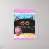 Stretched Canvas Print Cat Kitten Leinwanddruck (Vorderseite)