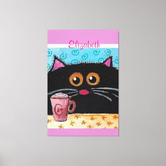 Stretched Canvas Print Cat Kitten Leinwanddruck (Vorderseite)