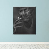 Stretched Canvas Print - Contemplation Leinwanddruck (Insitu (Holzboden))