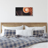 Stretched Canvas Print - Cooper Fibonacci Sequence Leinwanddruck (Insitu (Schlafzimmer))