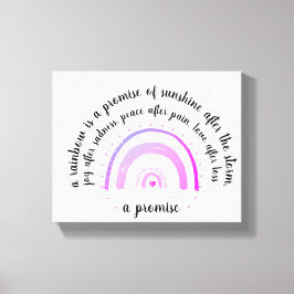 Stretched Canvas Print - Ein Versprechen Leinwanddruck