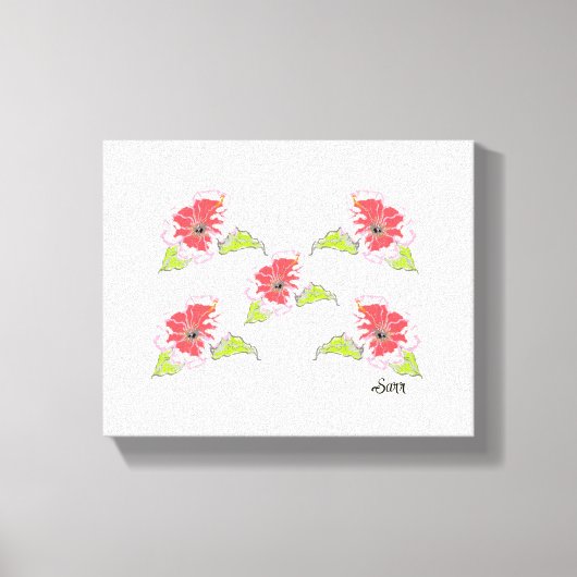 Stretched Canvas Print: Exotic Leinwanddruck (Vorderseite)